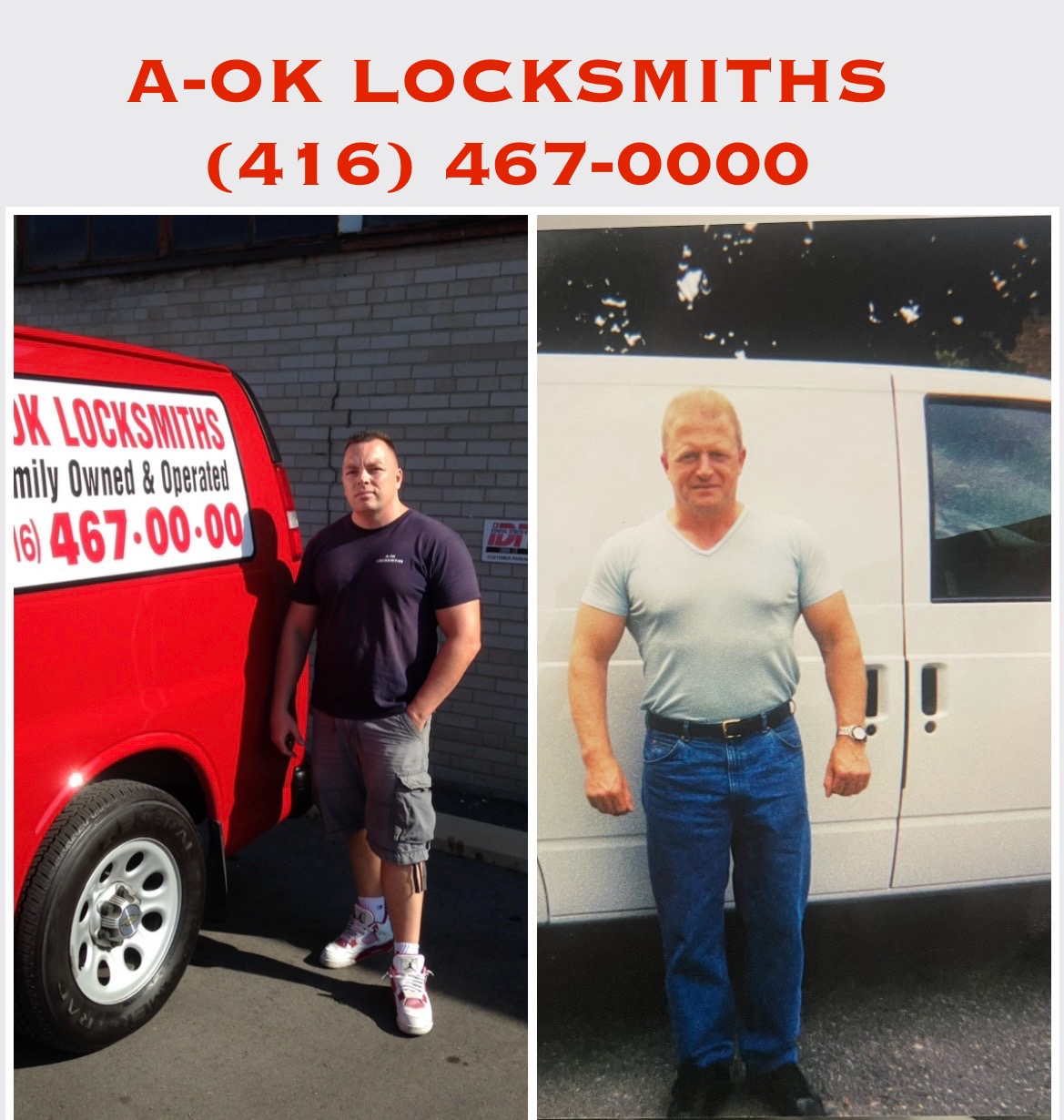 Father And Son Locksmith Portrait